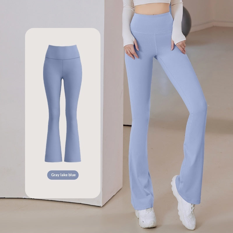 Nude-effect High-elasticity High-waist Figure-hugging Yoga Pants