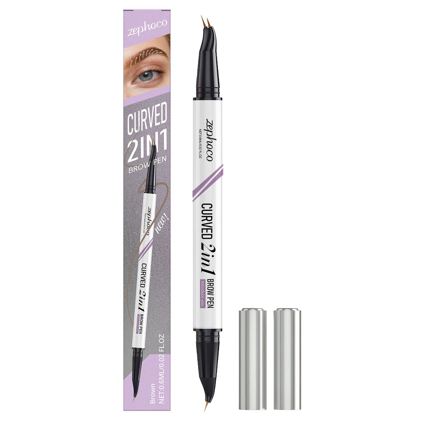 Double-ended Waterproof Eyebrow Pencil