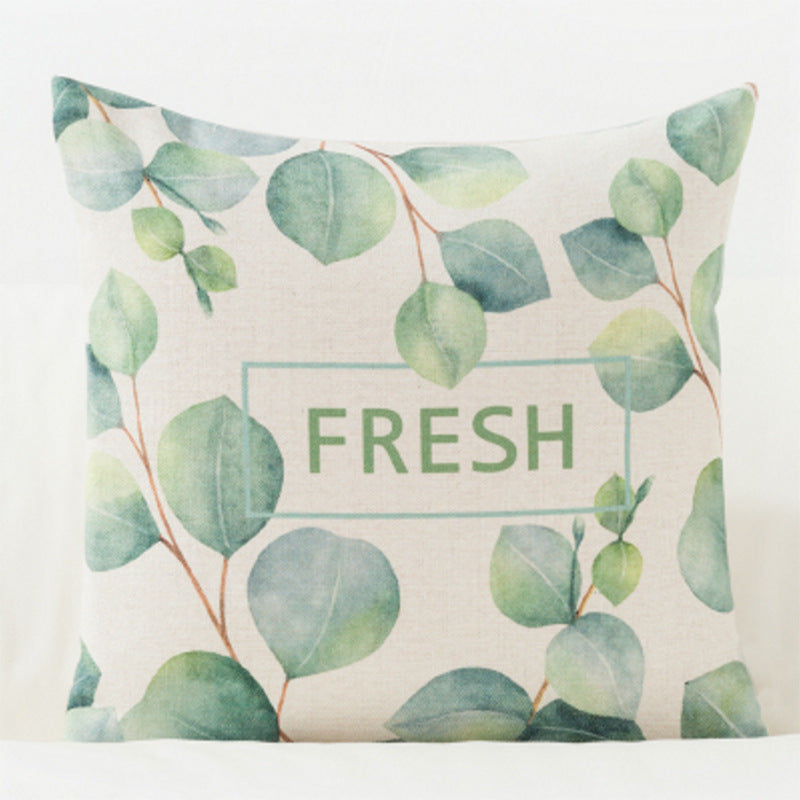 Art plant American pillowcase