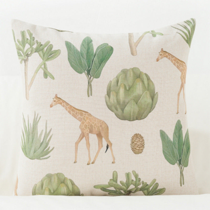 Art plant American pillowcase