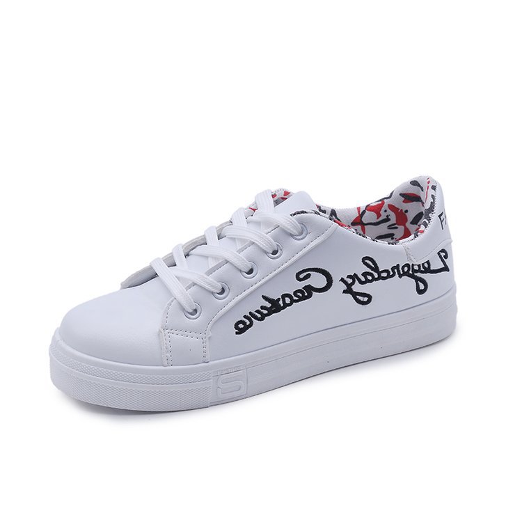 Wild Basic White Shoes Korean Flat