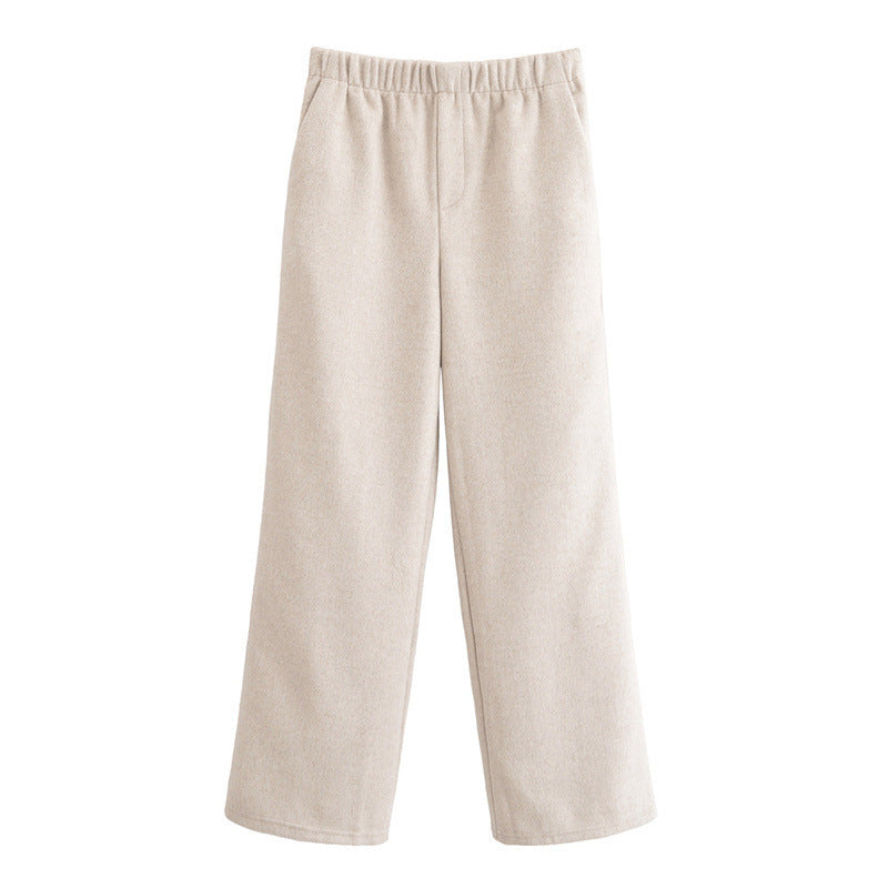 Women's Short Jacket Mid-waist Trousers Fashion Set