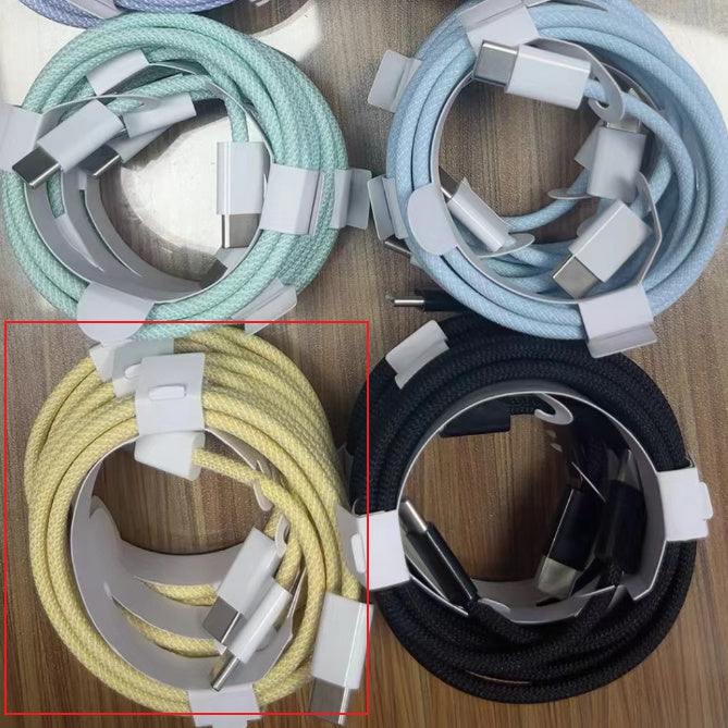 Data Cable Fast Charge Line Macaron Charging