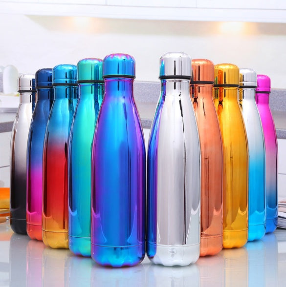 Hot Hot Hot Stainless Steel Vacuum Flask Hot Water Outdoor Sport Thermal Water Bottle 500ML Coke Bottle