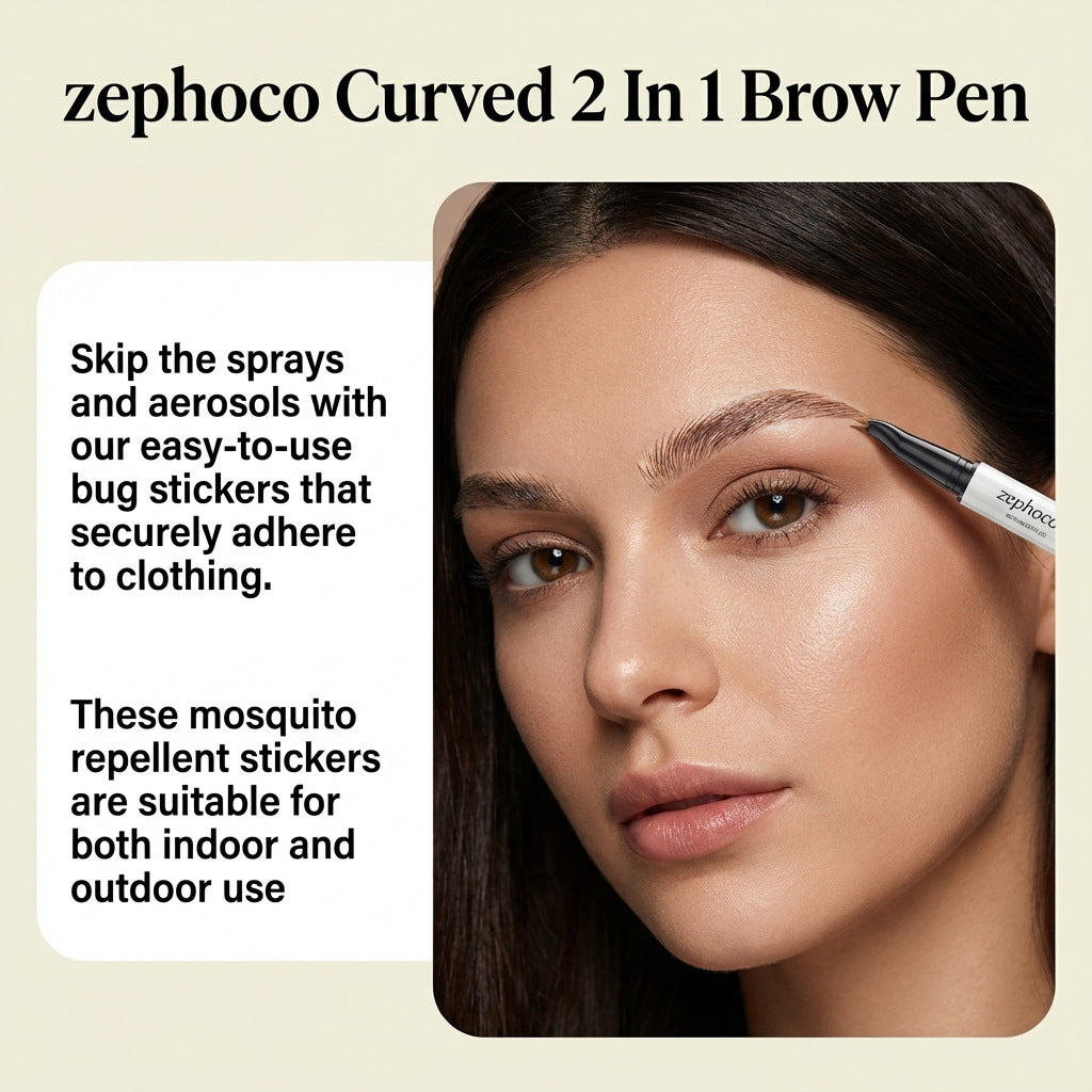 Double-ended Waterproof Eyebrow Pencil