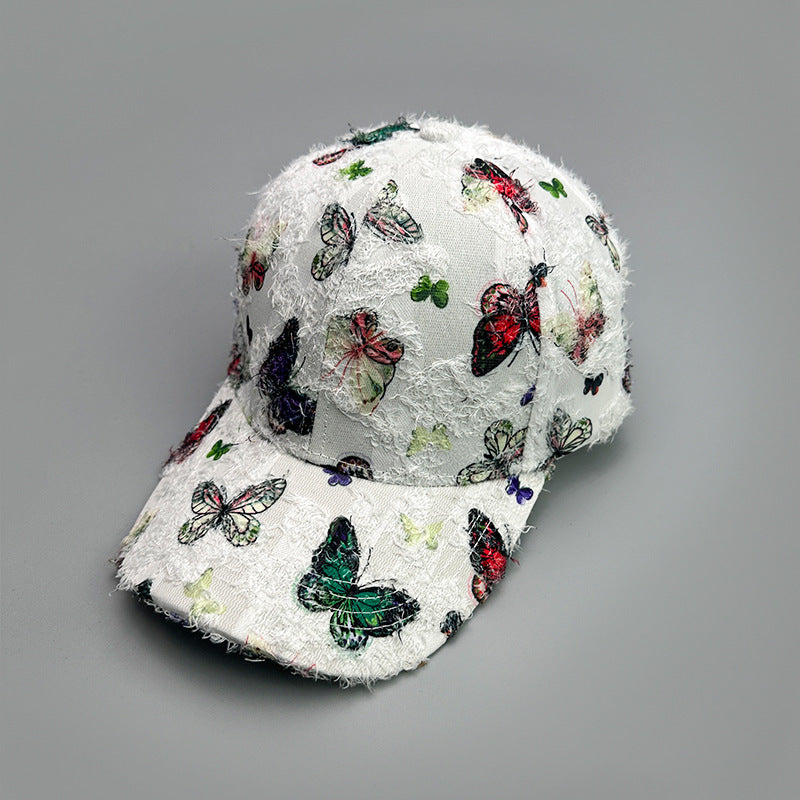 Printed Antique Baseball Cap For Women