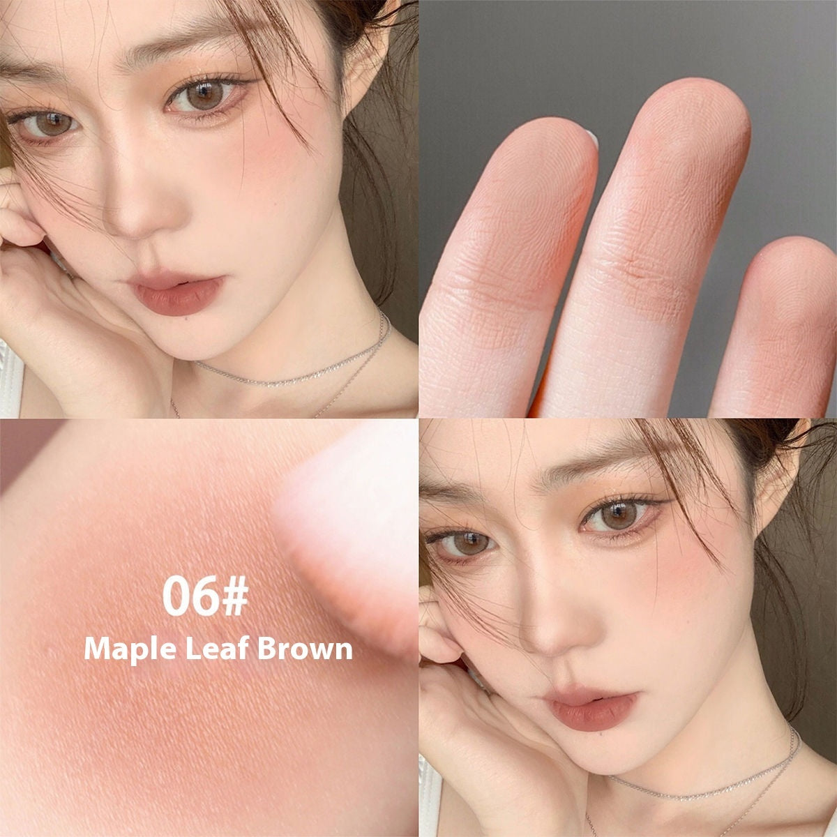Monochrome Ice Cube Blush Ins Brightening Color Rendering Long-lasting Natural Delicate