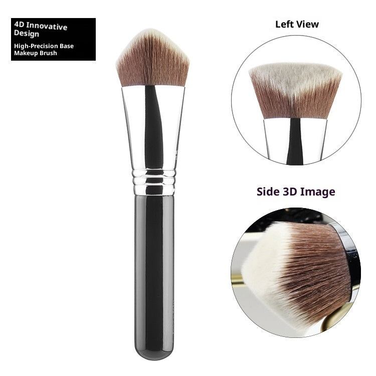 Single 3D4D Pyramid Contour Powder Foundation Brush Makeup Artist