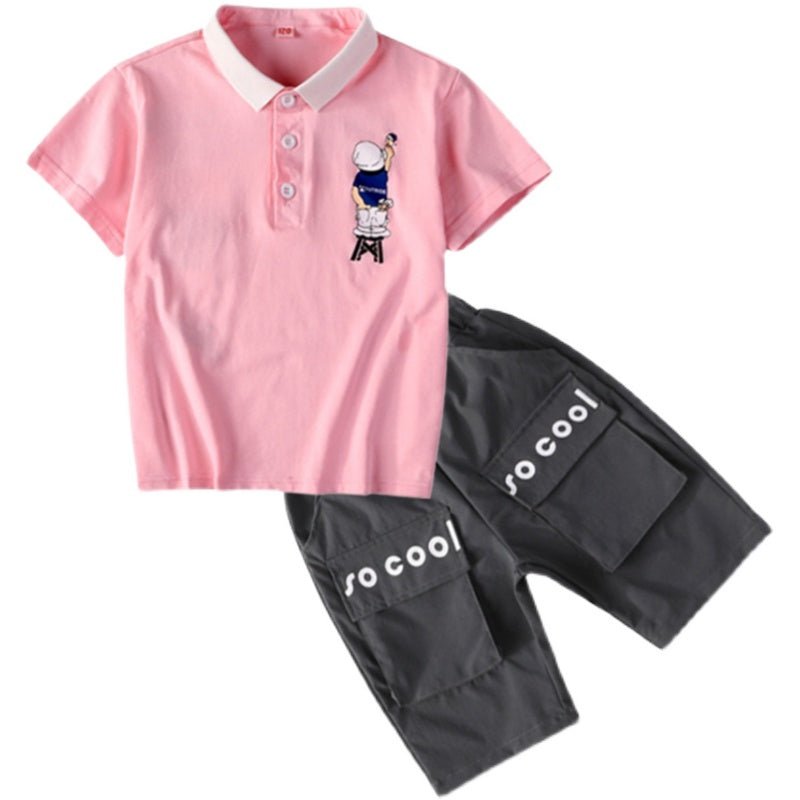 5 Boys 7 Summer Clothes 8 Children 9 Short - sleeved Suits - Eshtree