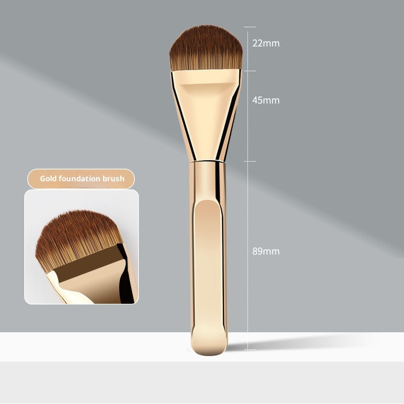 Tongue-shaped Foundation Ultra-thin Seamless Makeup Flat-head Foundation Brush