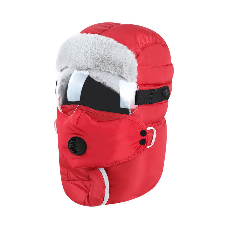 Men And Women Cold Protection In Winter Earflaps Warm Thickened Hat