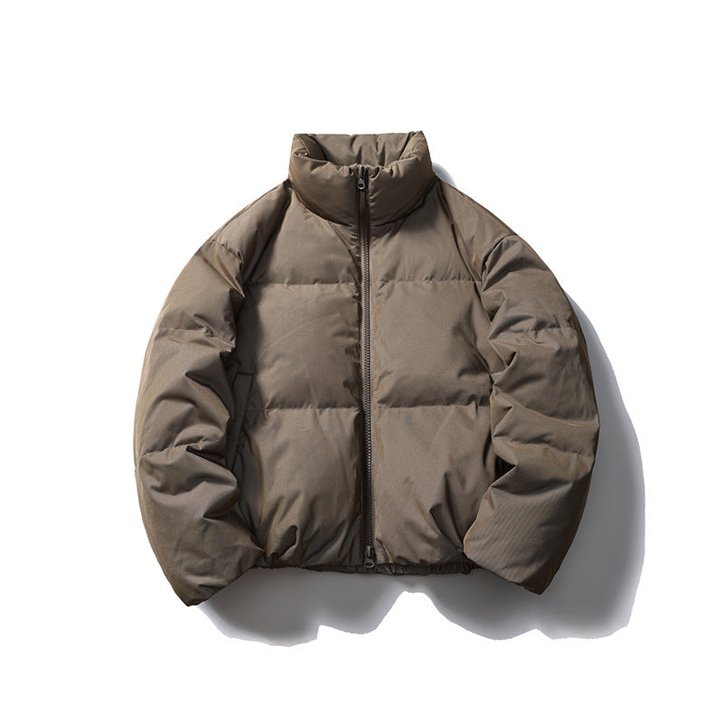 Mechanical Style Winter Down Jacket Women's White Duck Down Thickened Reflective Coat