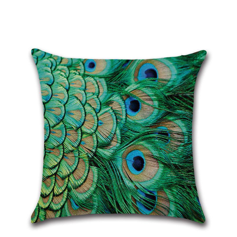 Printed Throw Pillow Case Cushion Cover