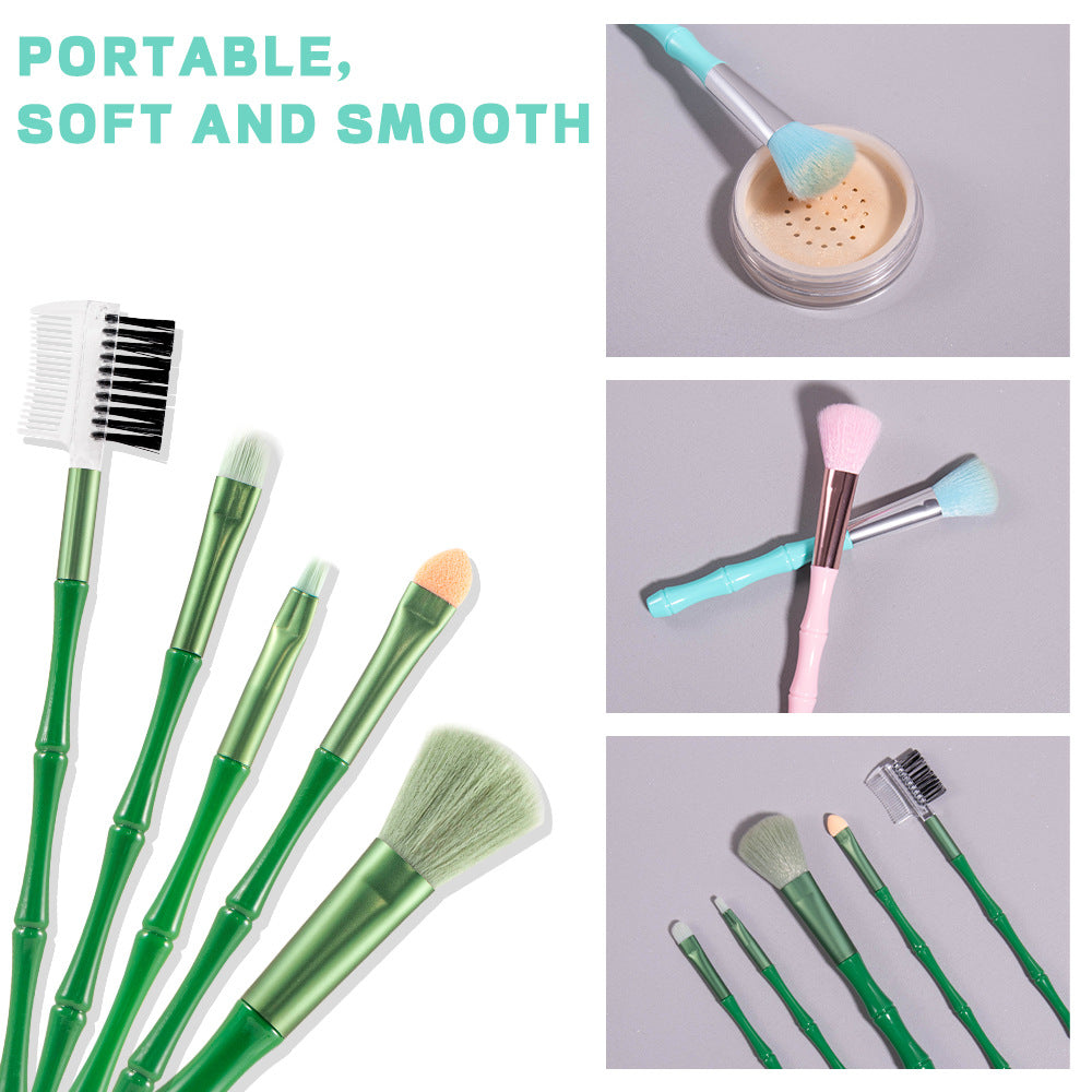 5 Pcs Beauty Tools Portable Makeup Brush