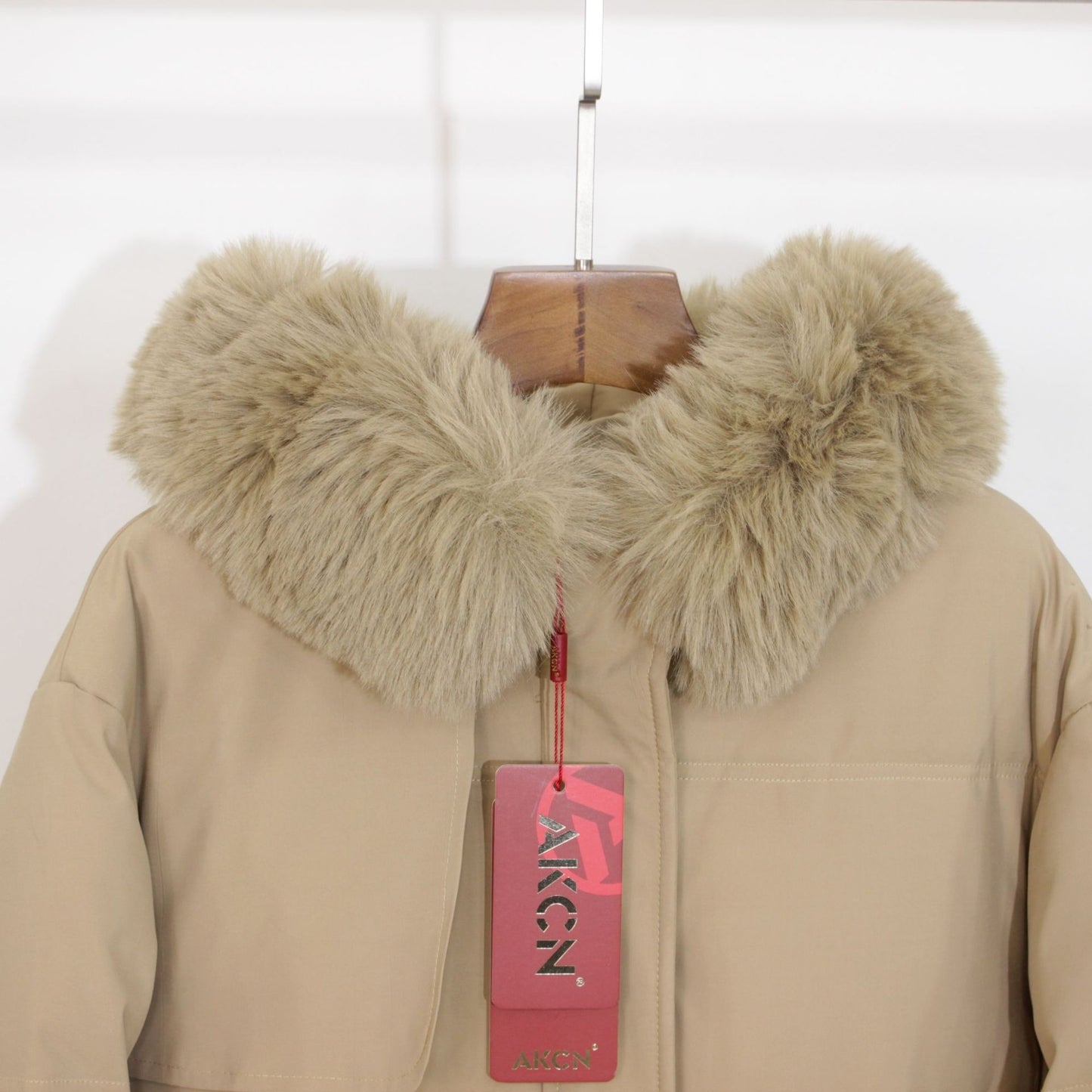 Over The Knee Hood Fur Collar Thickened Warm Cotton Coat