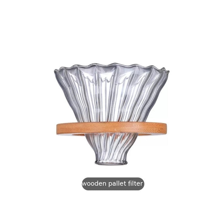 Borosilicate Glass Hand Made Maker Cloud Pot Filter Cup Filter Coffeepot Household Coffee Pot