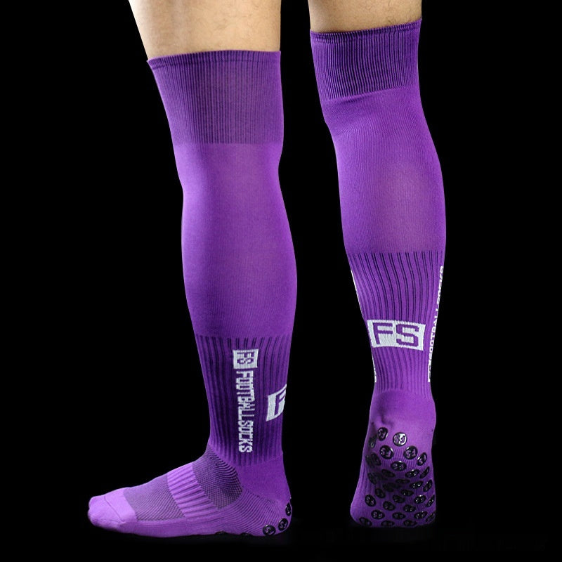 Anti-slip Dispensing Soccer Socks Long Knee-length Football Match Training Socks