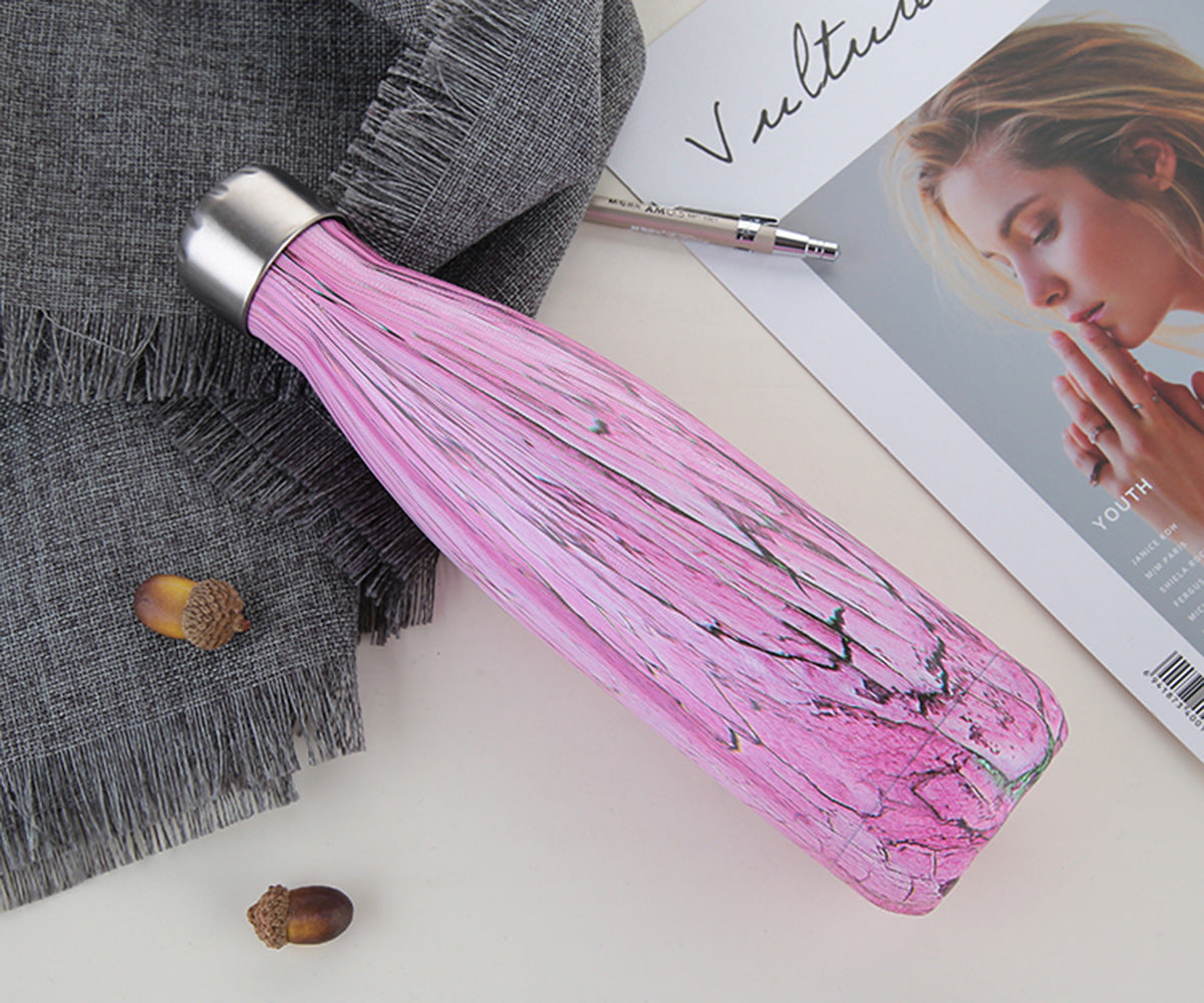 Hot Hot Hot Stainless Steel Vacuum Flask Hot Water Outdoor Sport Thermal Water Bottle 500ML Coke Bottle