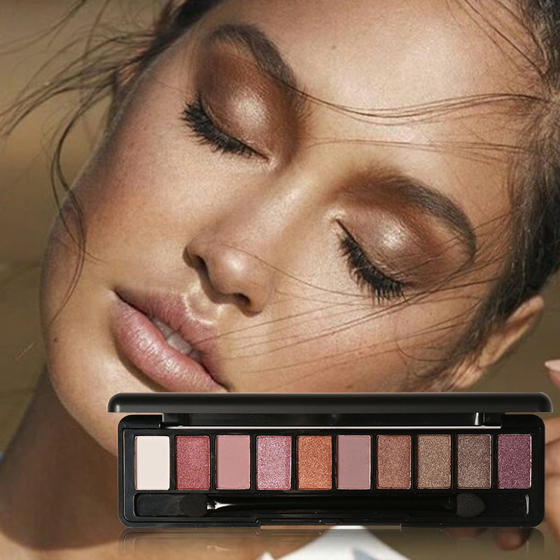 Women's Fashion Ten Color Eyeshadow Palette