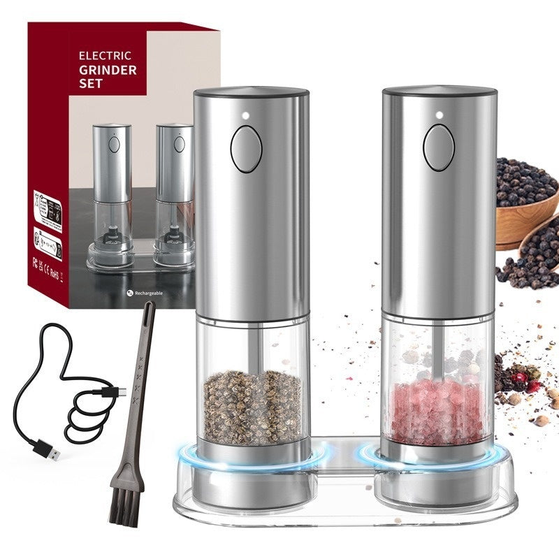 Charging Grinder Electric Rose Salt Pepper