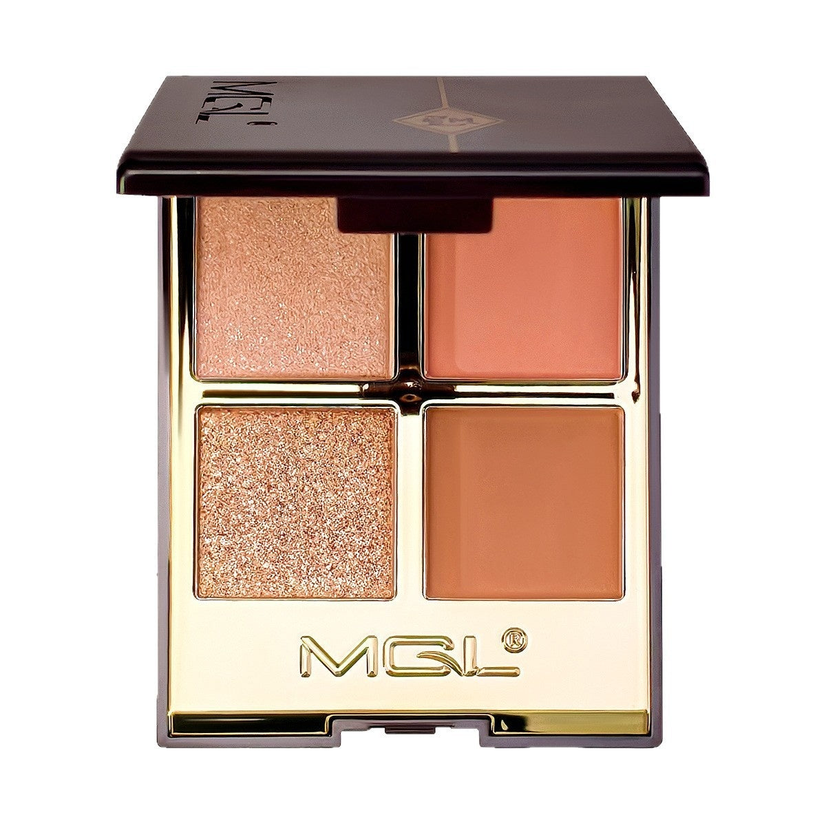 Matte And Pearly Everyday Earth-tone Quad Eyeshadow