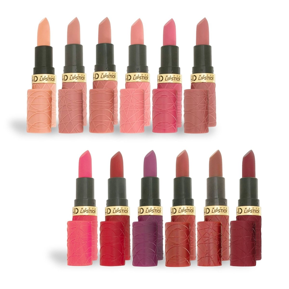 6 - pack Matte Finish Lipstick Lasting - Eshtree