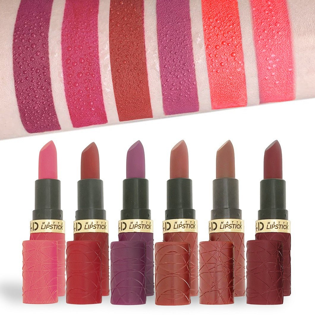 6 - pack Matte Finish Lipstick Lasting - Eshtree