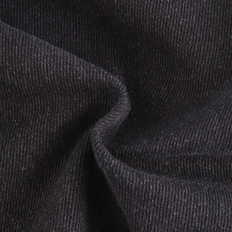 Fashionable love printed jeans