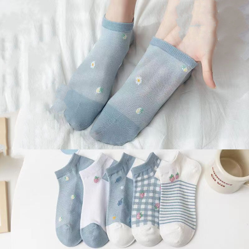 Short Tube Bear Socks High Quality Cute Cartoon Women's Socks