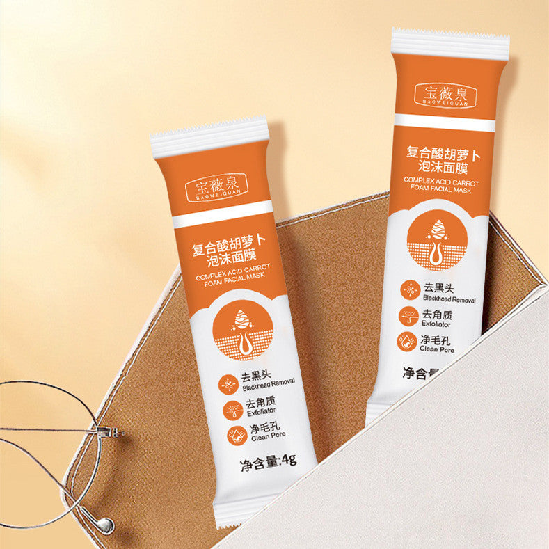 Compound Acid Carrot Foam Coating Mask