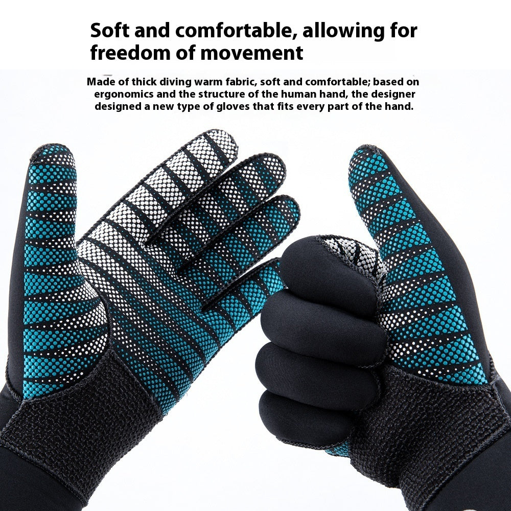 Outdoor Snorkeling Gloves Non-slip Wear-resistant Winter Swimming Gloves