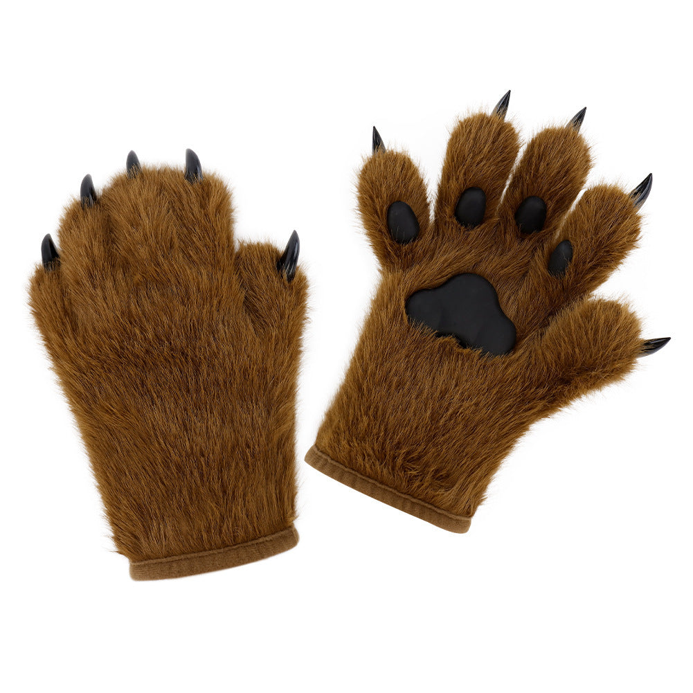 Handmade Cat's Paw Gloves Plush Meat Pad Cat Palm Props