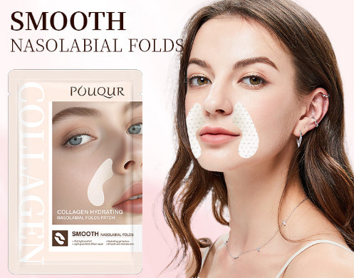 French Pattern Stickers Full English Collagen Hydrating Eight-character Pattern