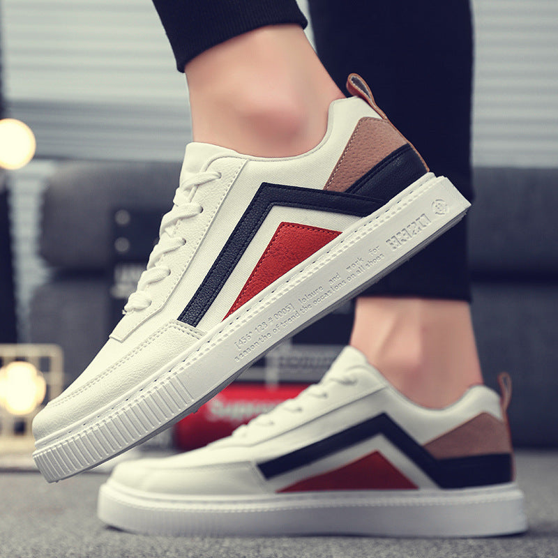 Casual white shoes college breathable sneakers