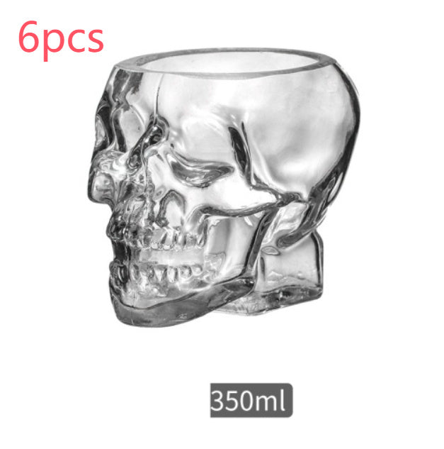 Glass Skull Wine Glass Whiskey Spirits Special-Shaped Wine Glass