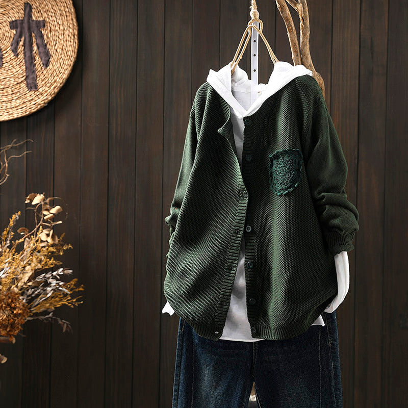 Autumn Casual Single-breasted Outerwear Top