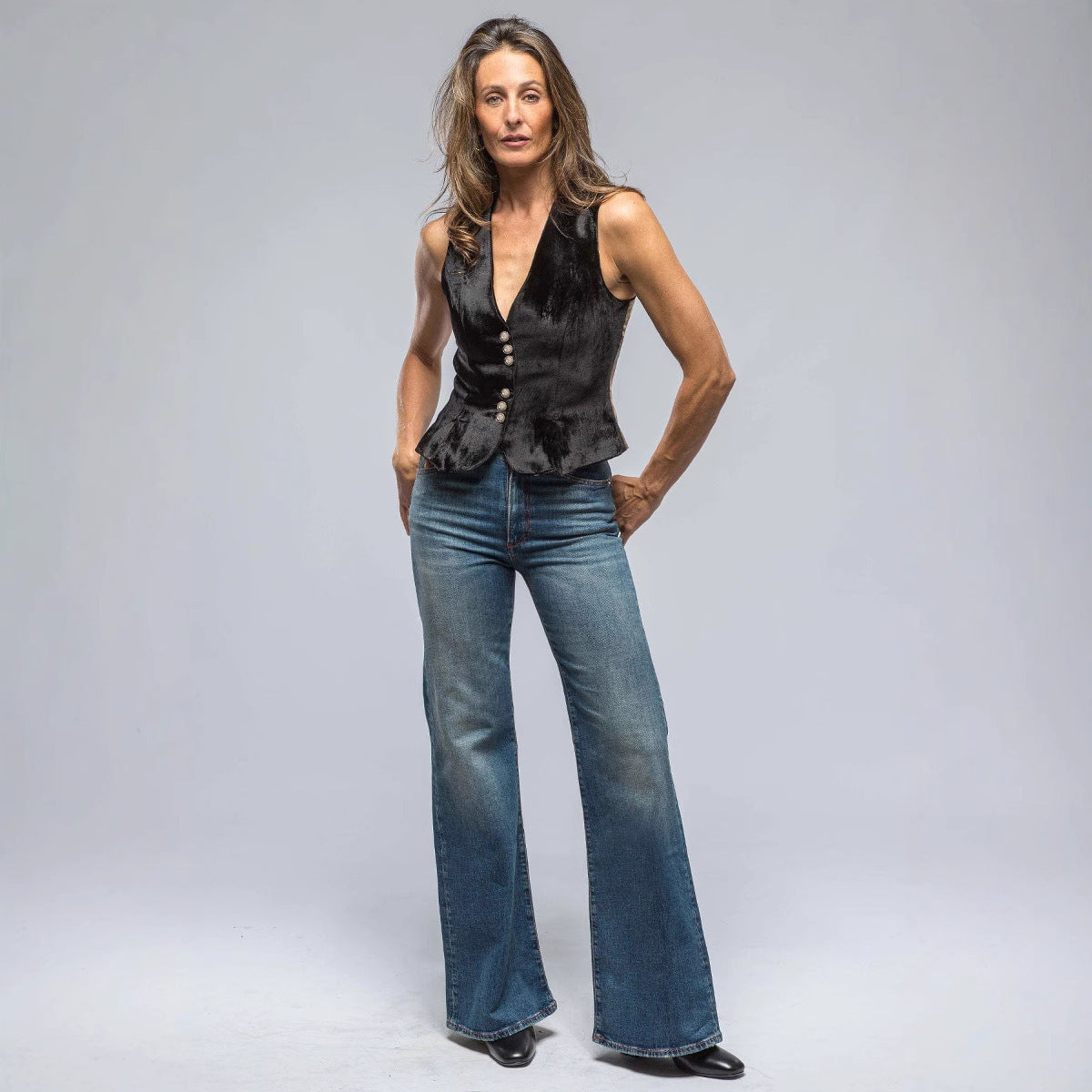 Short Outer Wear Waistcoat Vest Top