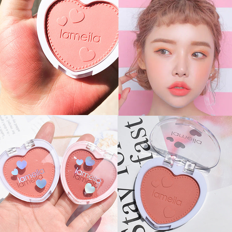 Schoolgirl Rouge Blush Pan Nude Makeup Repairing