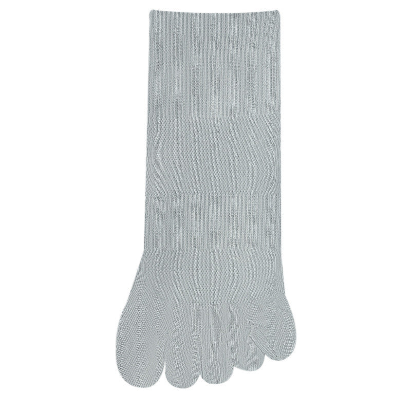 Women's Solid Color Simple Short Thin Five Toe Socks