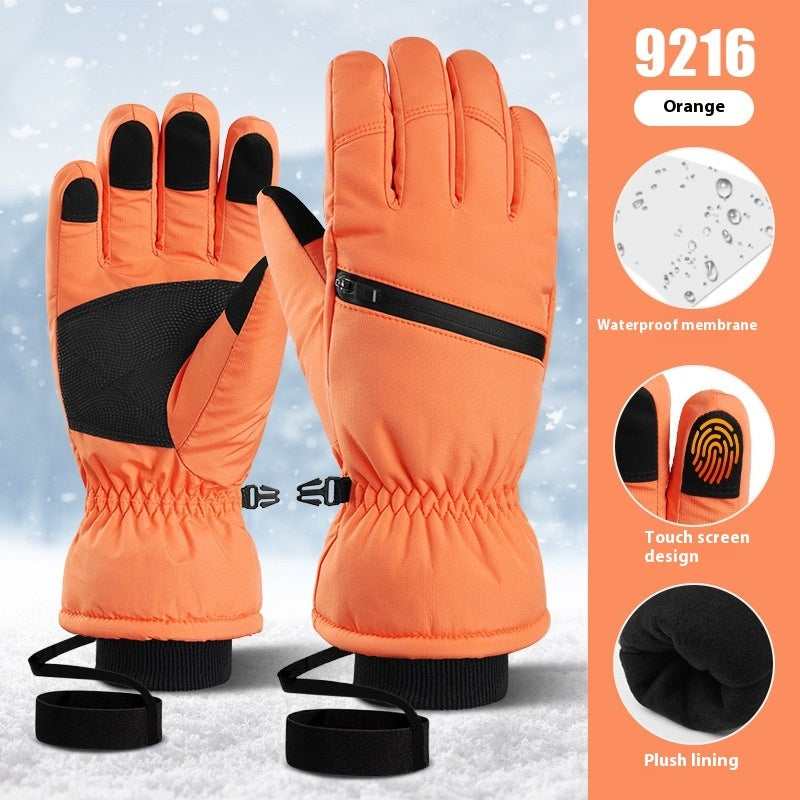 Cold-proof Finger Touch Screen Warm Ski Gloves