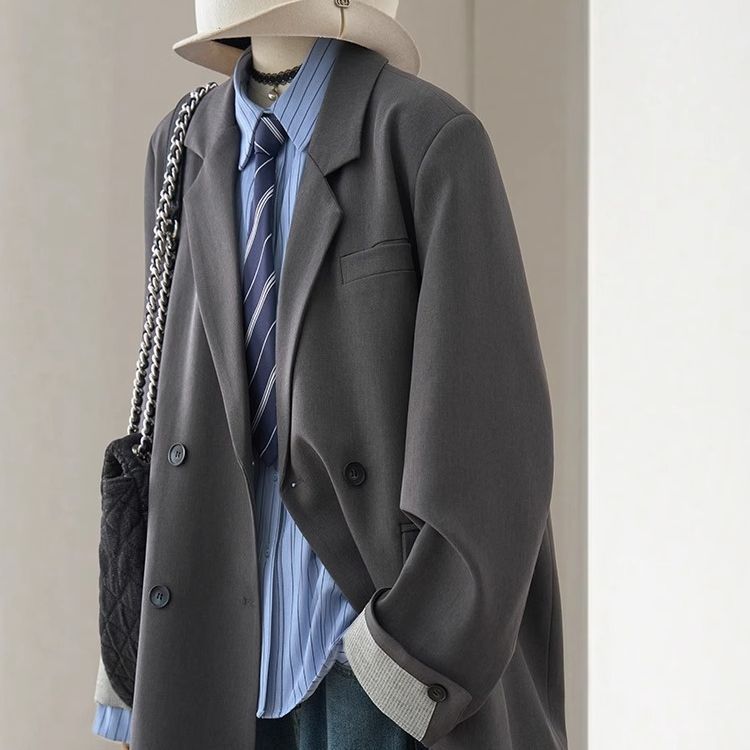 Casual Versatile Loose Slimming Retro Jacket