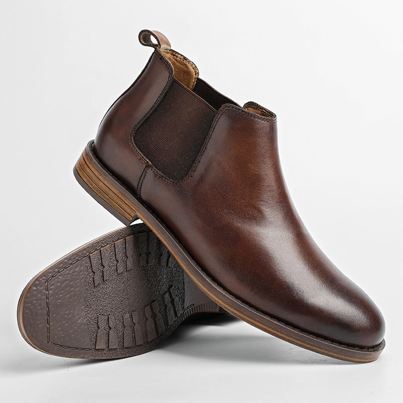 Men's Fashion Top Leather Martin Boots