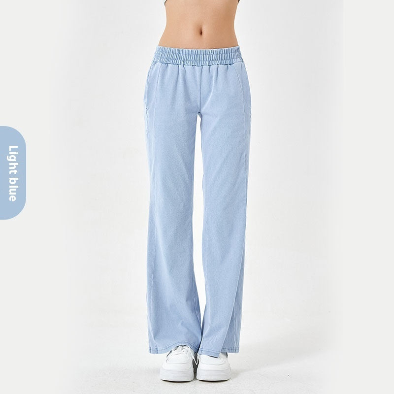 Spring And Summer High Waist Loose All-matching Jeans