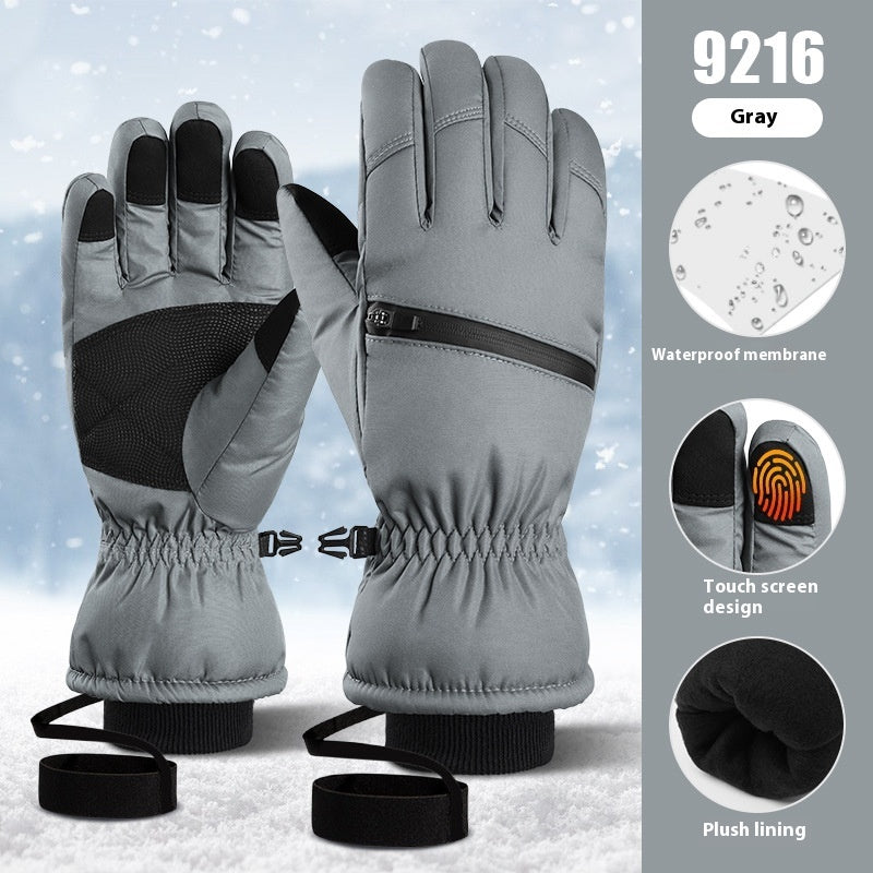 Cold-proof Finger Touch Screen Warm Ski Gloves