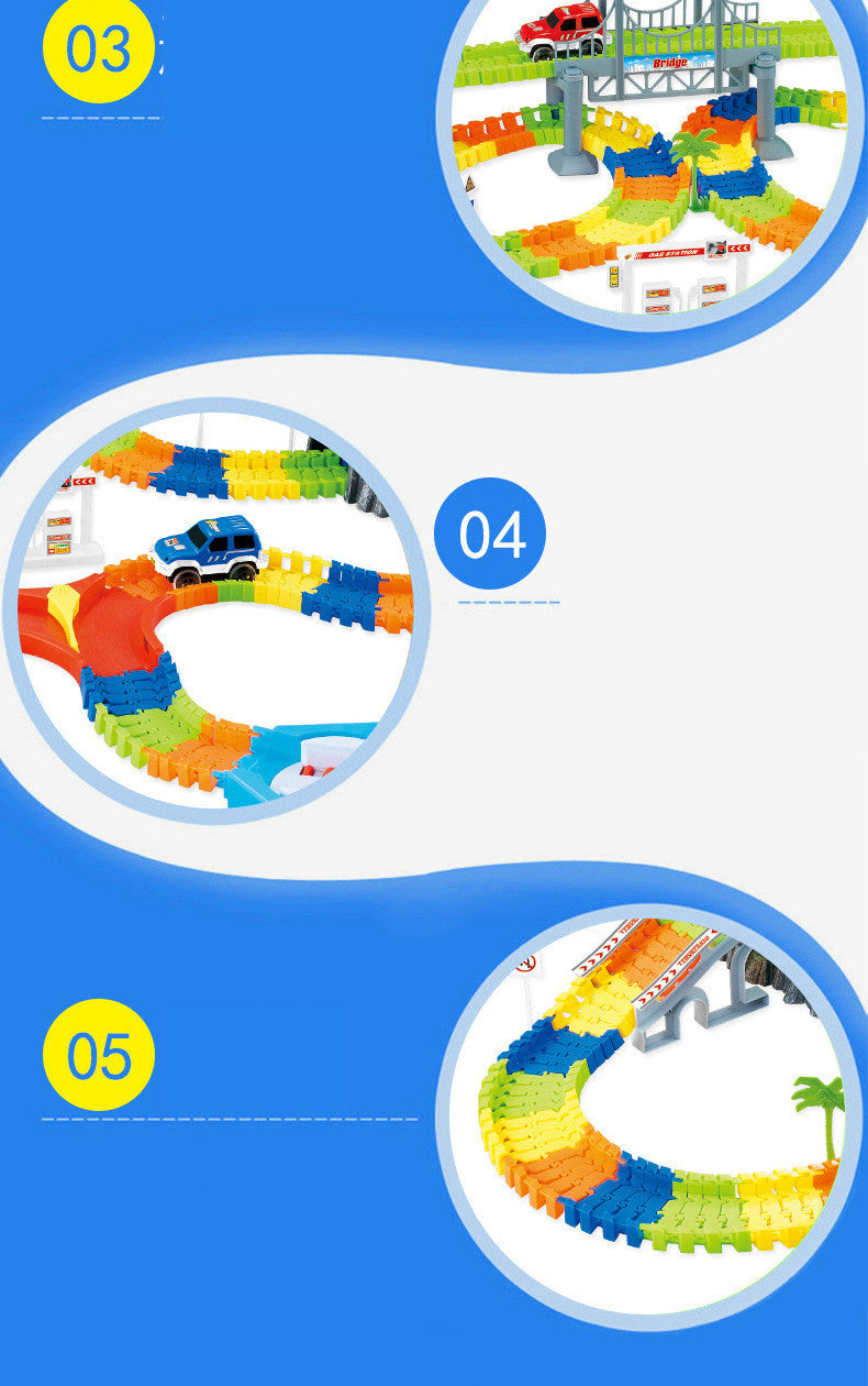 Children's Electric Track DIY Assembling Toys