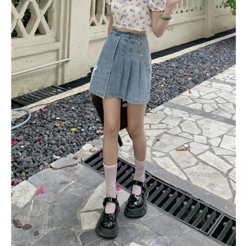A-line Pleated High-waisted Skirt New Style