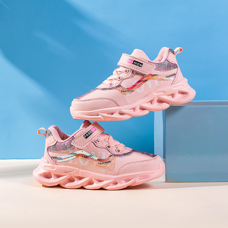 Korean Style Trendy Shoes Girls Girls Shoes Children's Sports Shoes