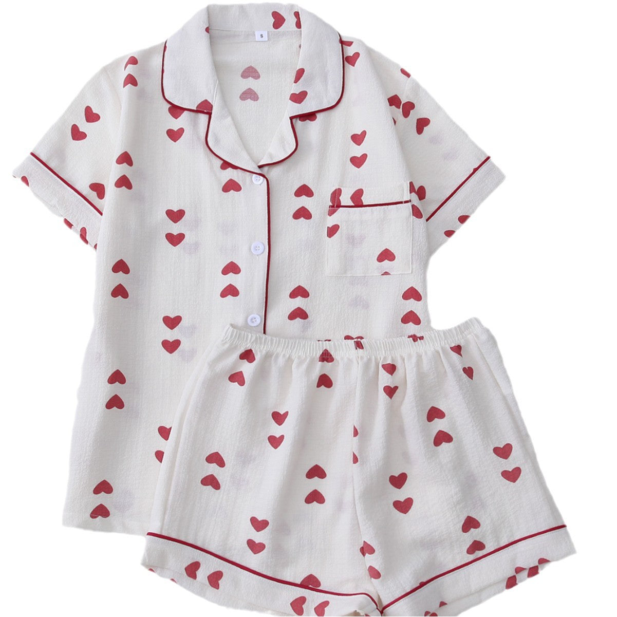 European And American Love Strawberry Multi-color Pajamas Homewear