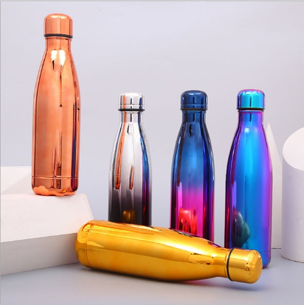 Hot Hot Hot Stainless Steel Vacuum Flask Hot Water Outdoor Sport Thermal Water Bottle 500ML Coke Bottle