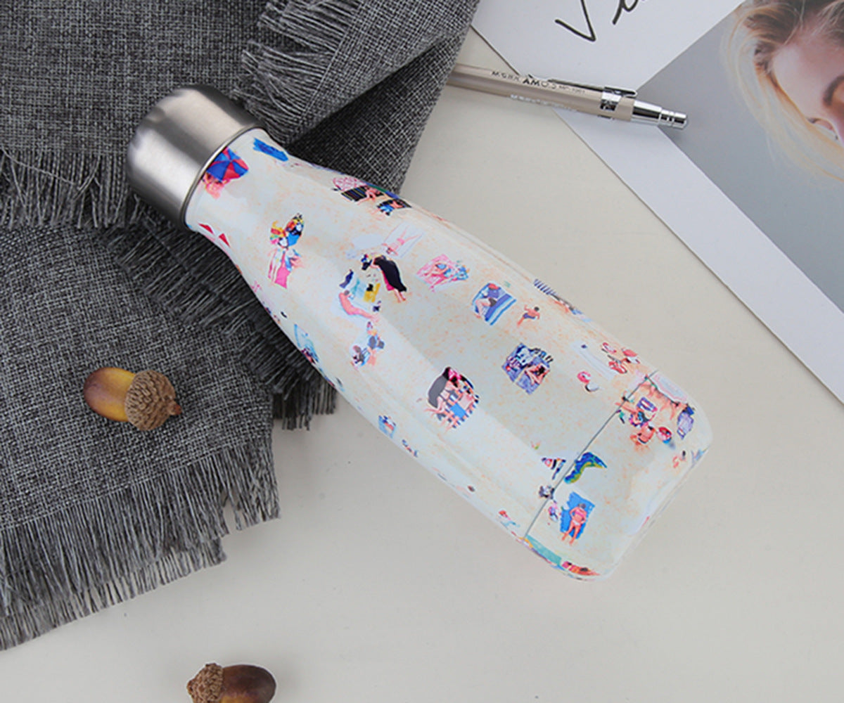 Hot Hot Hot Stainless Steel Vacuum Flask Hot Water Outdoor Sport Thermal Water Bottle 500ML Coke Bottle